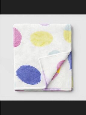 Room Essentials Easter Egg Printed Throw Blanket - set of 2